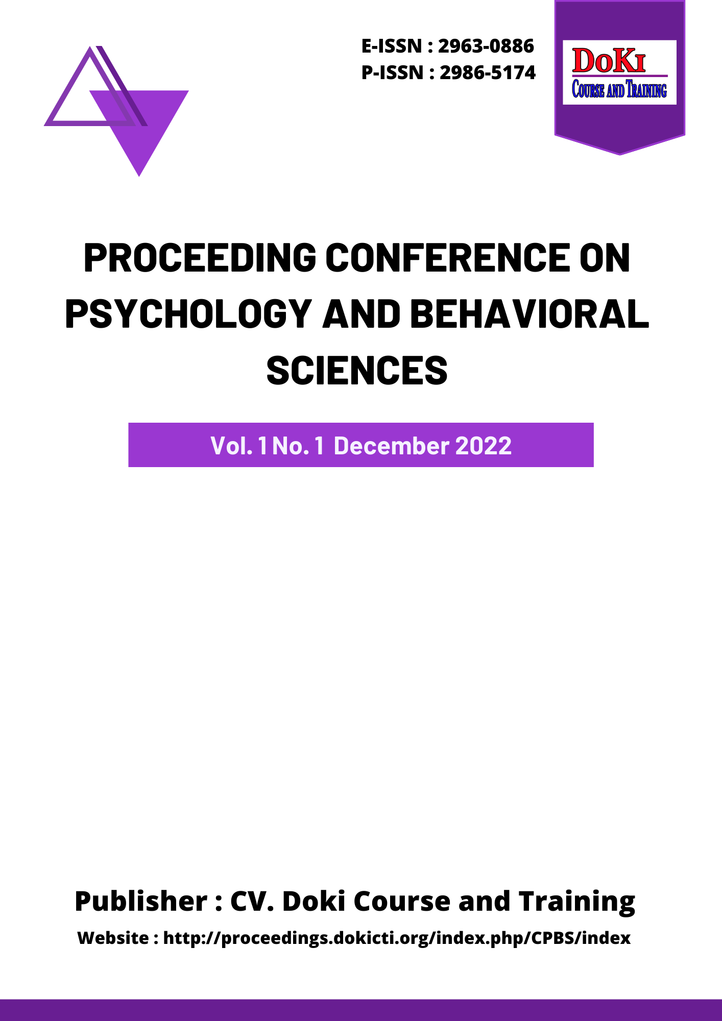 					View Vol. 1 (2022): Proceeding Conference on Pscyhology and Behavioral Sciences
				